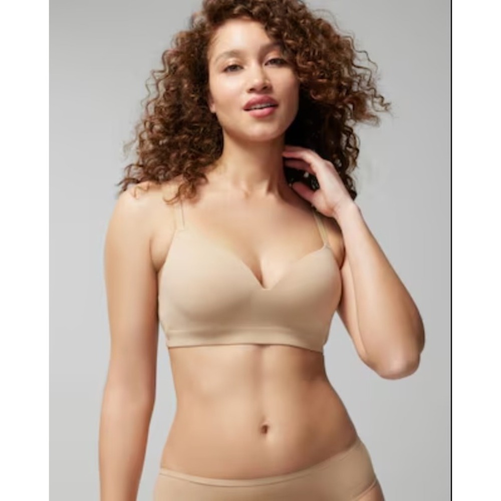 Soma‎ 36DD 3 Pack Wireless Bras Beige Nude White Comfort Everyday Full Coverage